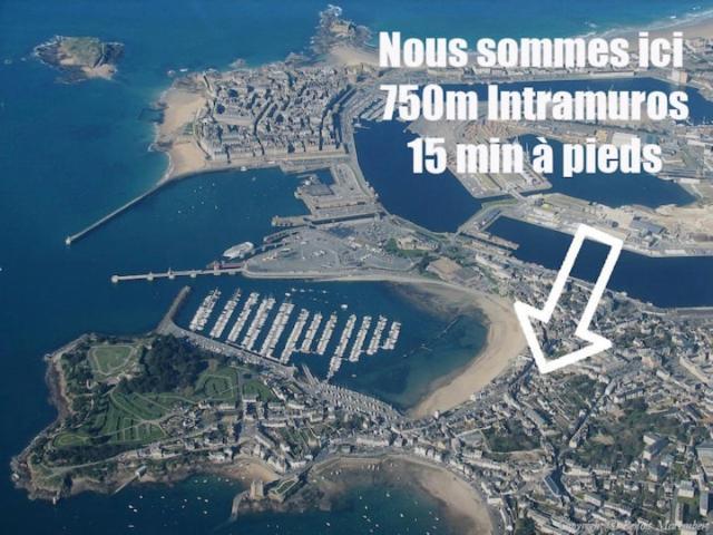 Studio Le Cosy Beach - Plage 50M - Rue Gratuite Saint-Malo Exteriér fotografie